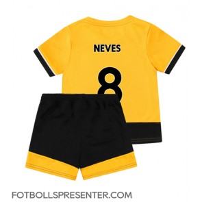 Wolves Ruben Neves #8 Hemmatröja Barn 2022-23 Kortärmad (+ korta byxor)
